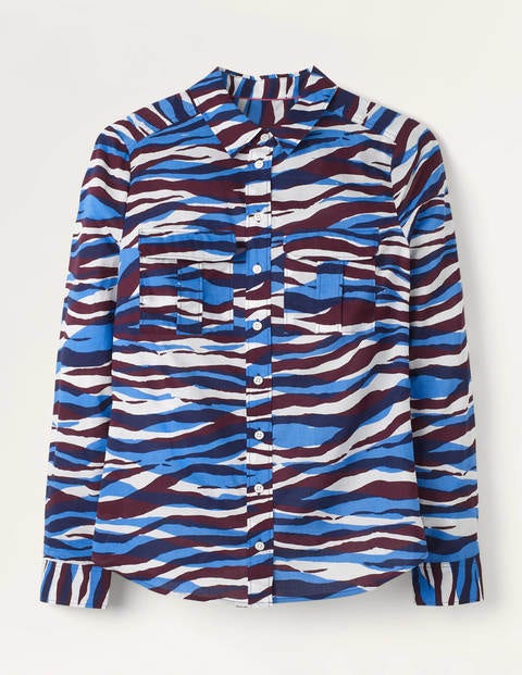 Faye Shirt - Ivory and Fig, Wild Faye Shirt - Ivory and Fig, Wild