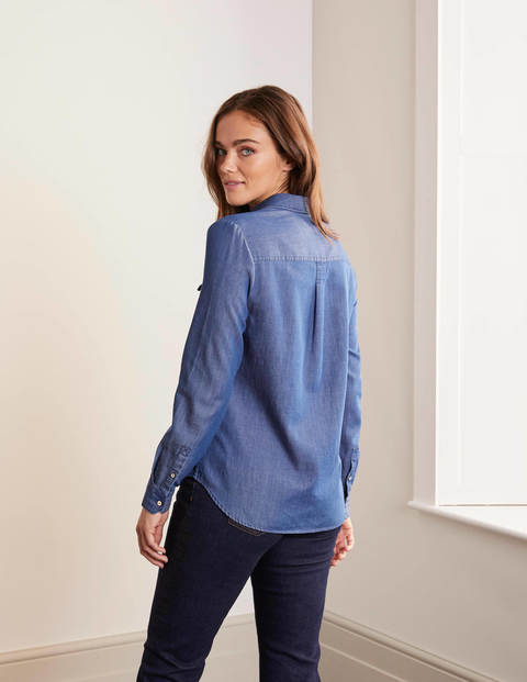 Chemise Faye - Denim vintage moyen Chemise Faye - Denim vintage moyen
