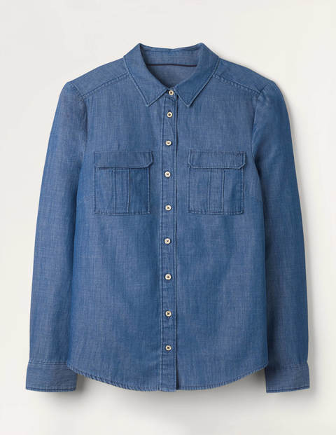 Chemise Faye - Denim vintage moyen Chemise Faye - Denim vintage moyen
