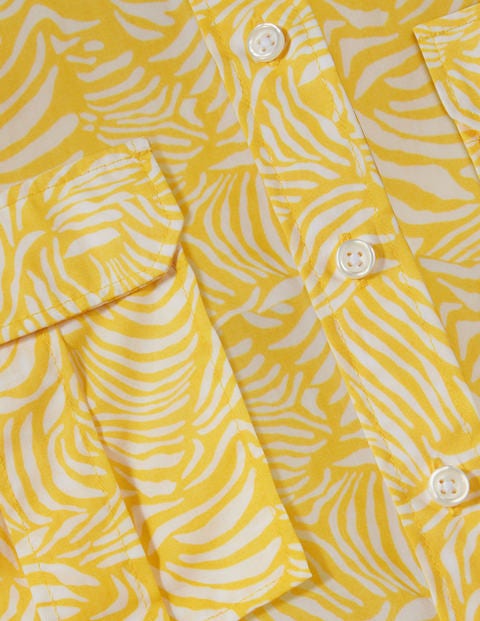Faye Shirt - Maize, Zebra Wave Faye Shirt - Maize, Zebra Wave