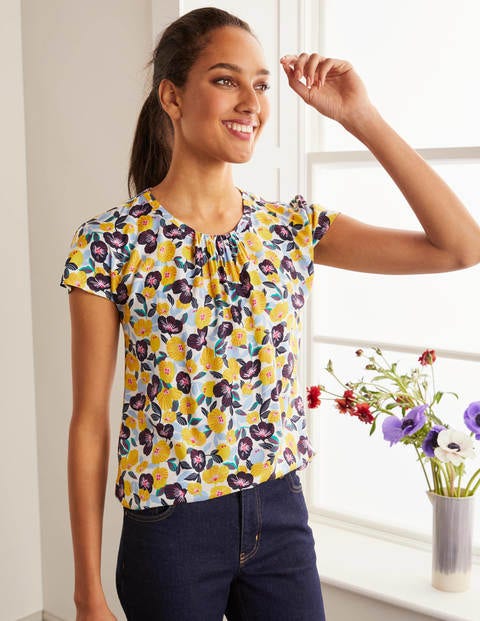 Florence Top - Ivory, Fallen Peony Florence Top - Ivory, Fallen Peony