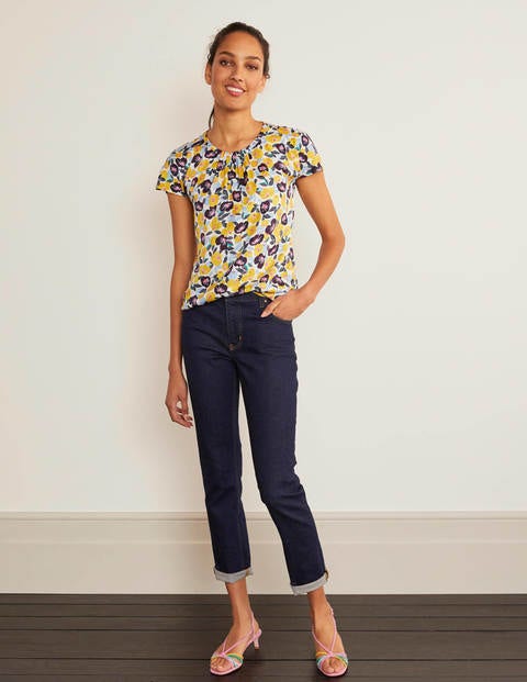 Florence Top - Ivory, Fallen Peony Florence Top - Ivory, Fallen Peony