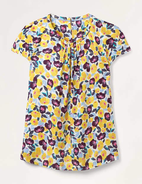 Florence Top - Ivory, Fallen Peony Florence Top - Ivory, Fallen Peony