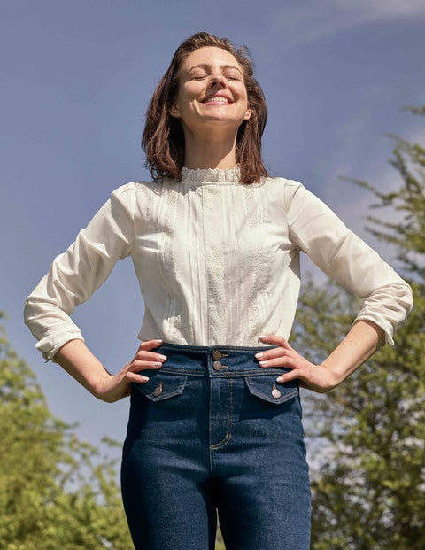 Romy Broderie Shirt - Ivory Romy Broderie Shirt - Ivory