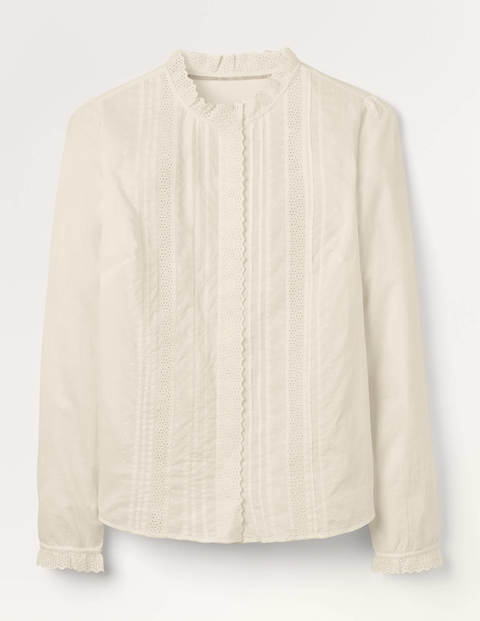 Romy Broderie Shirt - Ivory Romy Broderie Shirt - Ivory