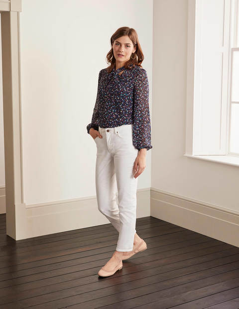 Imogen Bluse - Schwarz, Englische Blüten Imogen Bluse - Schwarz, Englische Blüten