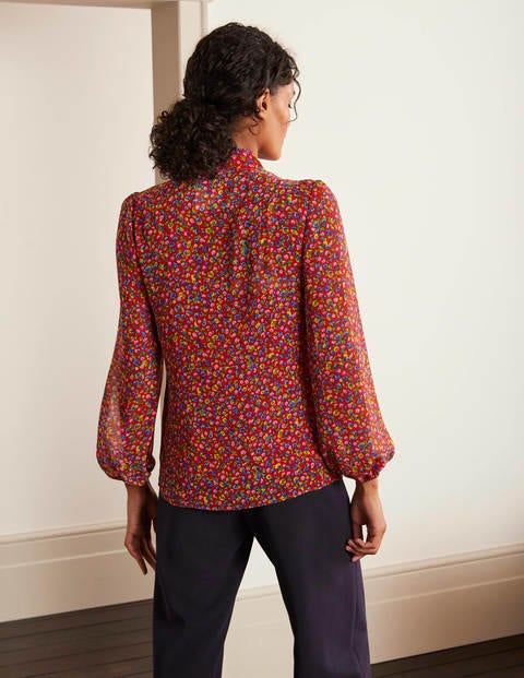 Imogen Blouse - Red, English Ditsy Imogen Blouse - Red, English Ditsy