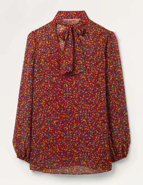Imogen Blouse - Red, English Ditsy Imogen Blouse - Red, English Ditsy