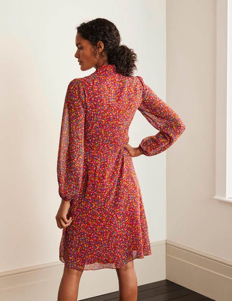 Imogen Dress - Bright Red, English Ditsy Imogen Dress - Bright Red, English Ditsy