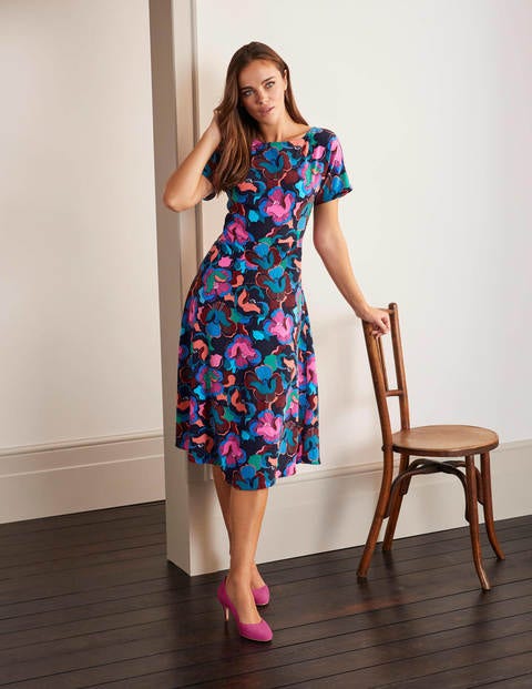 Cynthia Dress - Navy, Chelsea Bloom Cynthia Dress - Navy, Chelsea Bloom