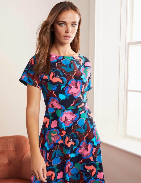 Cynthia Dress - Navy, Chelsea Bloom Cynthia Dress - Navy, Chelsea Bloom