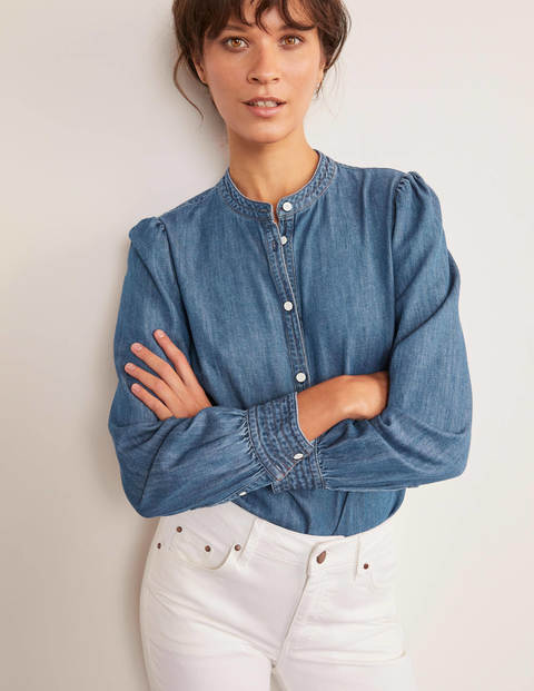 Elsie Denim Top - Mid Vintage Elsie Denim Top - Mid Vintage