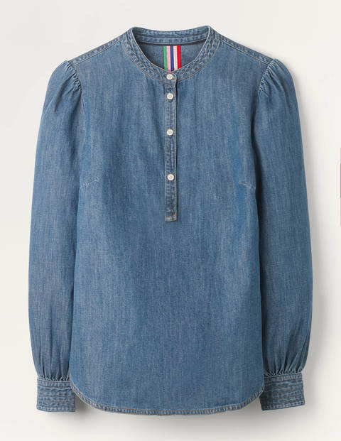 Elsie Denim Top - Mid Vintage Elsie Denim Top - Mid Vintage