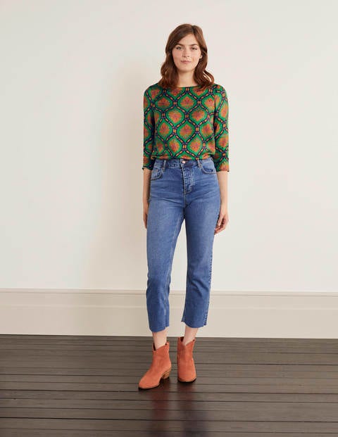 Jennifer Top - Sage Green, Ornate Bloom Jennifer Top - Sage Green, Ornate Bloom