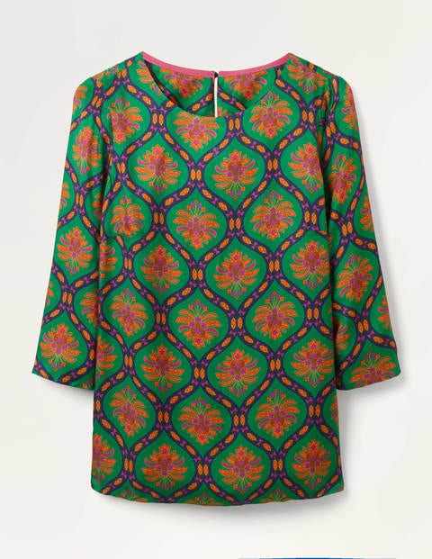 Jennifer Top - Sage Green, Ornate Bloom Jennifer Top - Sage Green, Ornate Bloom