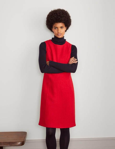 wool shift dress