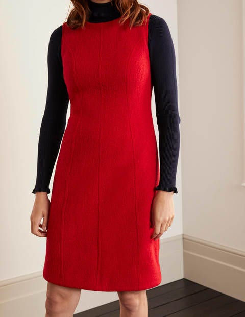 Sophia Wool Shift Dress - Poinsettia Sophia Wool Shift Dress - Poinsettia