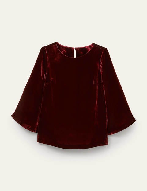 Kate Velvet Top - Ruby Ring Kate Velvet Top - Ruby Ring