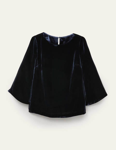 Kate Velvet Top - Navy Kate Velvet Top - Navy