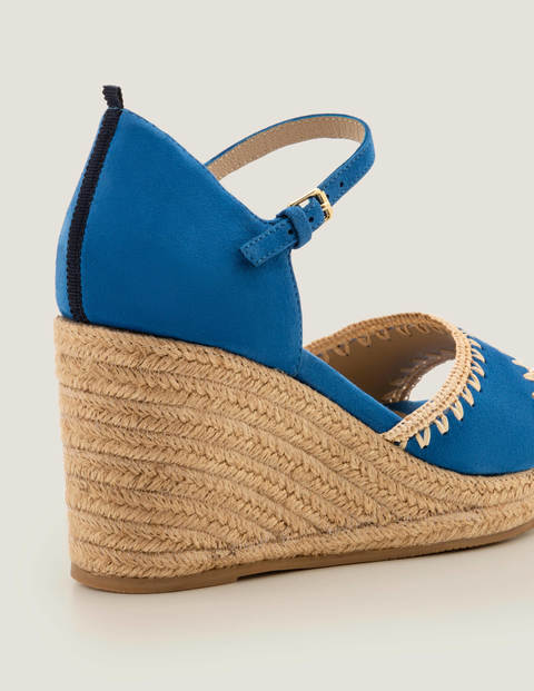 Layla Espadrille Wedges - Bold Blue Layla Espadrille Wedges - Bold Blue