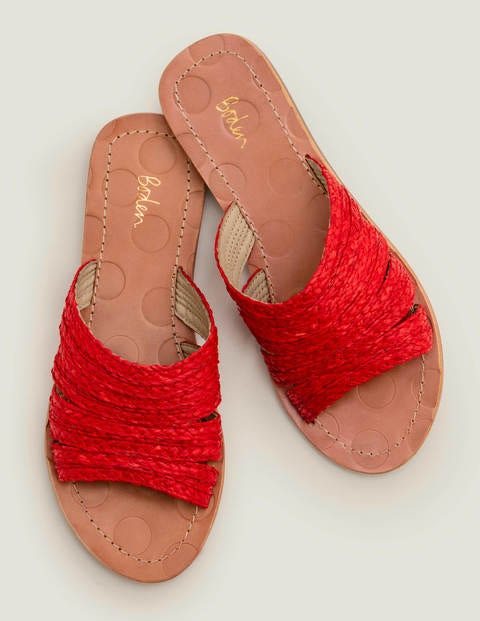 boden red sandals