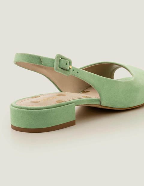 Ivy Slingbacks mit niedrigem Absatz - Pistazieneis Ivy Slingbacks mit niedrigem Absatz - Pistazieneis