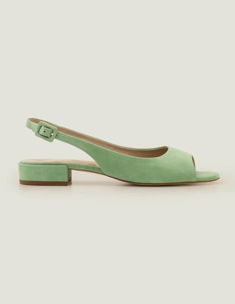 Ivy Slingbacks mit niedrigem Absatz - Pistazieneis Ivy Slingbacks mit niedrigem Absatz - Pistazieneis