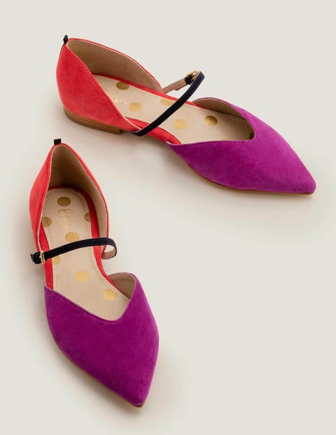 Chaussures plates Maisy à bout pointu - Violet joyau/pivoine pop Chaussures plates Maisy à bout pointu - Violet joyau/pivoine pop