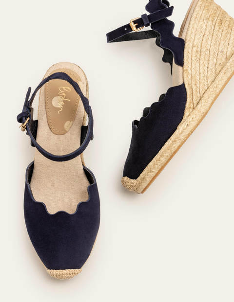 Tilda Espadrilles mit Keilabsatz - Navy Tilda Espadrilles mit Keilabsatz - Navy