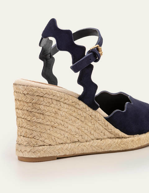 Tilda Espadrilles mit Keilabsatz - Navy Tilda Espadrilles mit Keilabsatz - Navy
