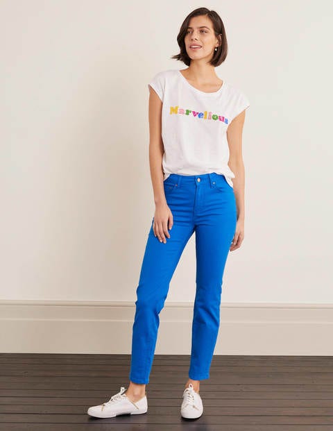 Robyn Jersey Tee - White, Marvellous Robyn Jersey Tee - White, Marvellous