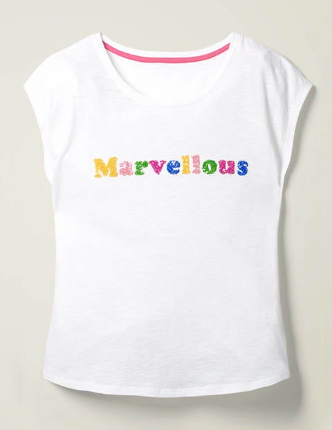 Robyn Jersey Tee - White, Marvellous Robyn Jersey Tee - White, Marvellous