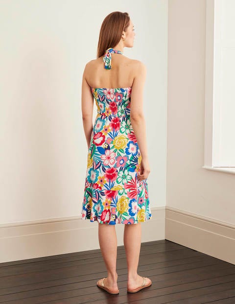 Lilah Multiway Dress - Ivory Camellia, Tropical Bloom Lilah Multiway Dress - Ivory Camellia, Tropical Bloom