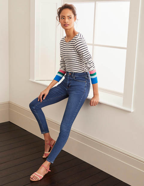 Long Sleeve Breton - Bold Blue/Iceberg Cuff Long Sleeve Breton - Bold Blue/Iceberg Cuff