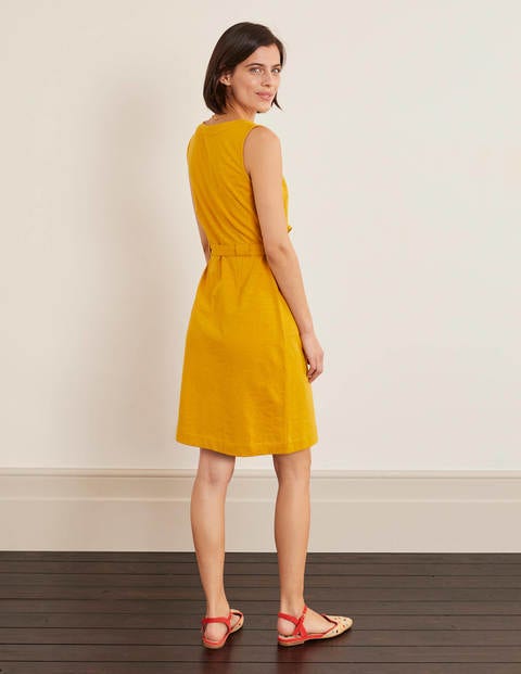 Giselle Jerseykleid - Sonnengelb Giselle Jerseykleid - Sonnengelb