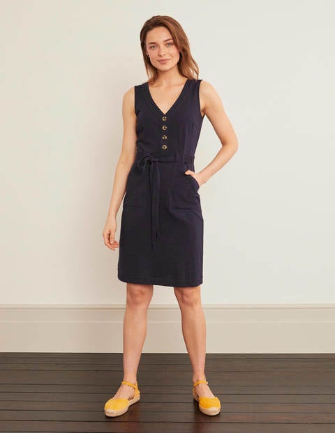 Giselle Jersey Dress - Navy Giselle Jersey Dress - Navy