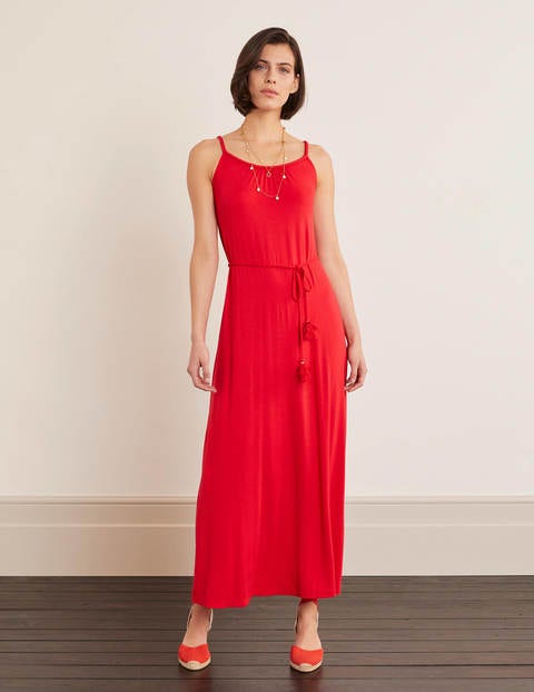 Louisa Jersey Maxi Dress - Red Louisa Jersey Maxi Dress - Red
