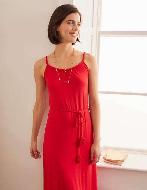 Louisa Jersey Maxi Dress - Red Louisa Jersey Maxi Dress - Red