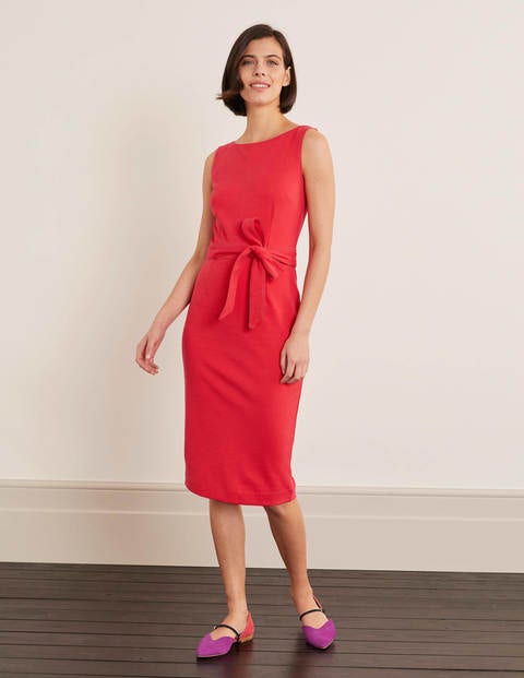 Zeta Ponte Dress - Pop Peony Zeta Ponte Dress - Pop Peony