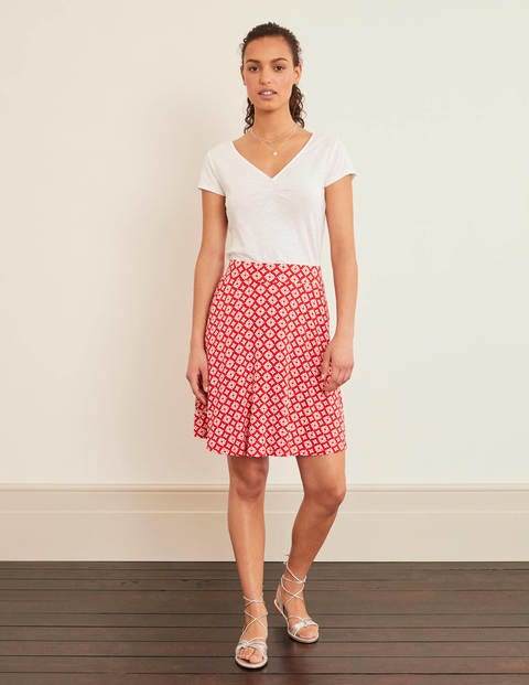 Julia Ruched V-neck T-shirt - White Julia Ruched V-neck T-shirt - White