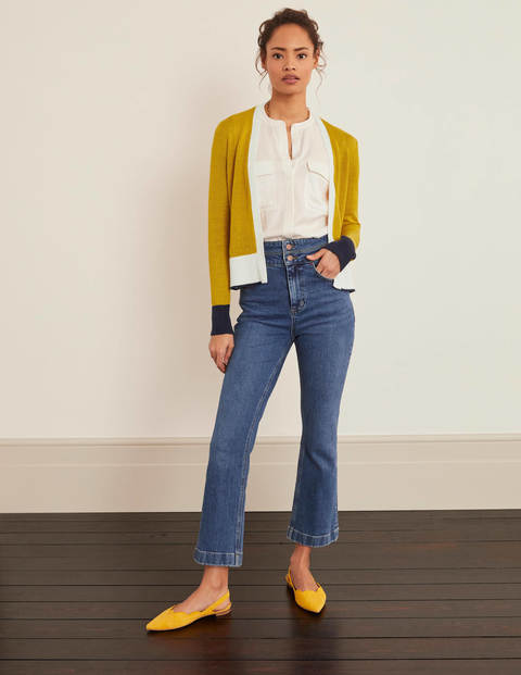 Cardigan Huntingdon en lin - Soleil toscan Cardigan Huntingdon en lin - Soleil toscan
