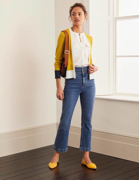 Cardigan Huntingdon en lin - Soleil toscan Cardigan Huntingdon en lin - Soleil toscan
