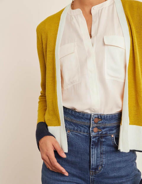 Huntingdon Linen Cardigan - Tuscan Sun Huntingdon Linen Cardigan - Tuscan Sun