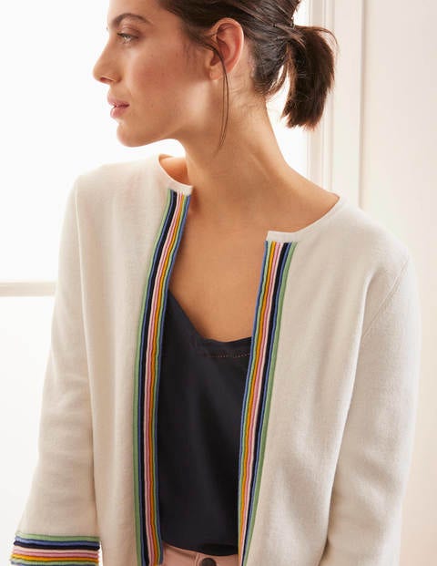 Hardwicke Cotton Cardigan - Ivory Hardwicke Cotton Cardigan - Ivory