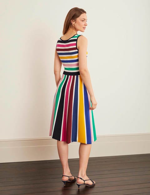 Gracie Knitted Dress - Multi Stripe Gracie Knitted Dress - Multi Stripe