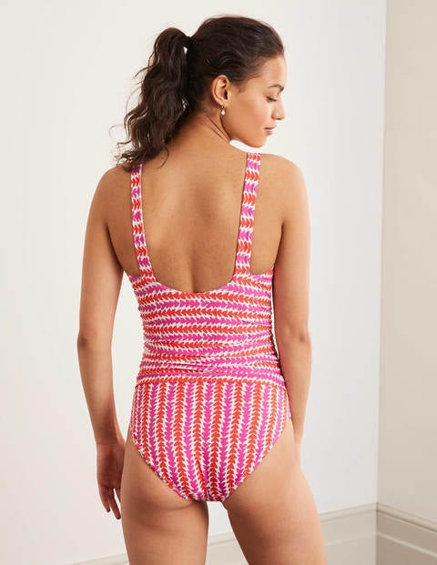 Talamanca Swimsuit - Ivory Pop Pansy, Petal Arrow Talamanca Swimsuit - Ivory Pop Pansy, Petal Arrow