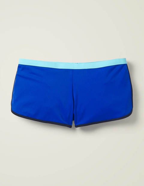 Short de bain passepoilé - Colourblock bleu noble Short de bain passepoilé - Colourblock bleu noble