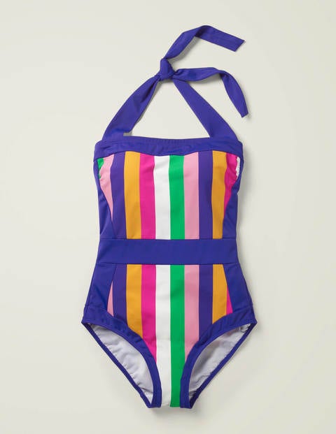 Santorini Swimsuit - Yellow, Formica Pink Stripe Santorini Swimsuit - Yellow, Formica Pink Stripe