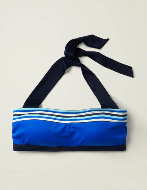 Santorini Bikini Top - Noble Blue Colourblock Santorini Bikini Top - Noble Blue Colourblock