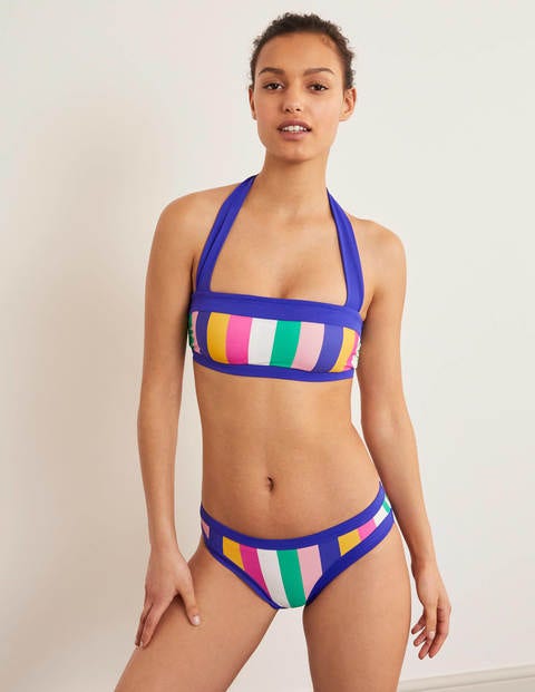 Santorini Bikini Top - Yellow, Formica Pink Stripe Santorini Bikini Top - Yellow, Formica Pink Stripe
